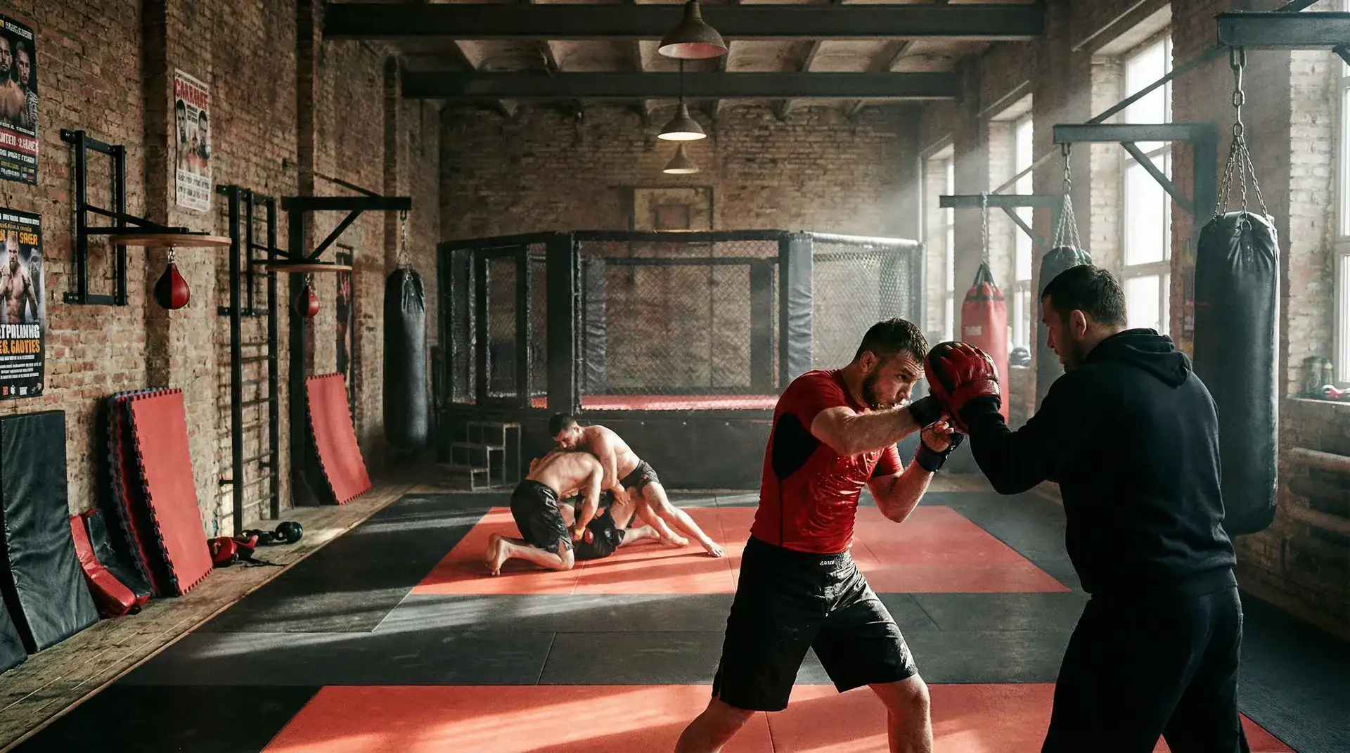 今日大赛 专业格斗训练营实战教学